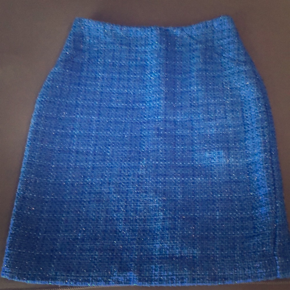 Sparkly royal blue pencil skirt! Boutique!